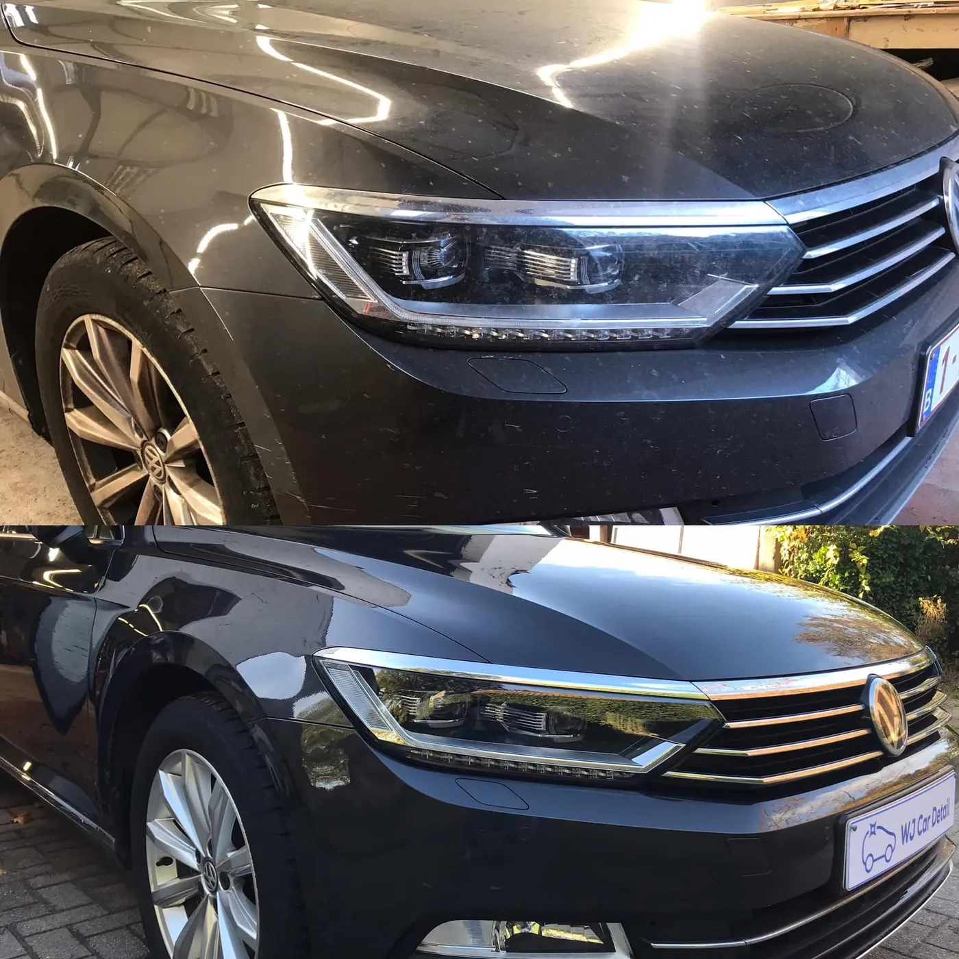 Volkswagen koplamp en lak na behandeling
